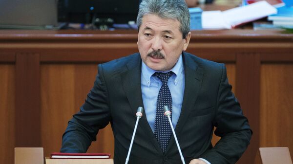 Министр финансов Кыргызстана Адылбек Касымалиев. Архивное фото - Sputnik Кыргызстан
