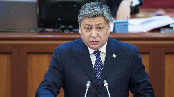 Министр иностранных дел Эрлан Абдылдаев - Sputnik Кыргызстан