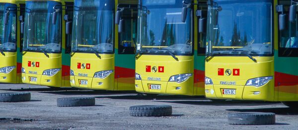 Новые китайские автобусы в Бишкеке - Sputnik Кыргызстан