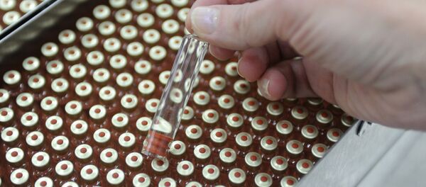 Пробирка с лекарством от инсульта. Архивное фото - Sputnik Кыргызстан
