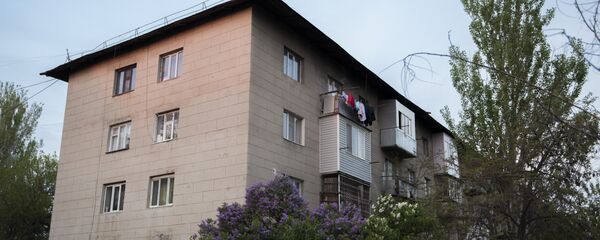 Жилой многоэтажный дом в городе Бишкек. Архивное фото - Sputnik Кыргызстан