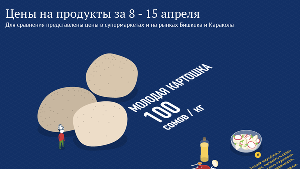 Цены на продукты за 8 - 15 апреля - Sputnik Кыргызстан