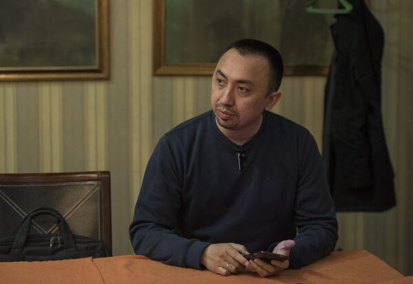 Эксперт ресторанного дела Евгений Тян во время интервью. Архивное фото - Sputnik Кыргызстан