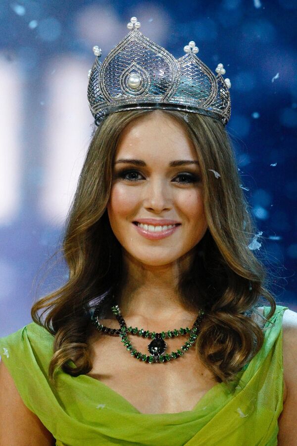 Победительница национального конкурса красоты Мисс Россия — 2007 Ксения Сухинова из Тюмени - Sputnik Кыргызстан
