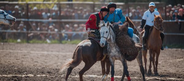 Соревнования по кок-бору в честь праздника Нооруз в Бишкеке Соревнования по кок-бору в честь праздника Нооруз в Бишкеке - Sputnik Кыргызстан