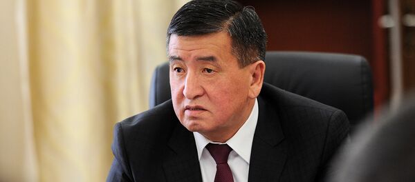 Премьер-министр Сооронбай Жээнбеков. Архивное фото - Sputnik Кыргызстан
