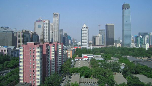 Вид на один из кварталов Пекина, Китай. Архивное фото - Sputnik Кыргызстан