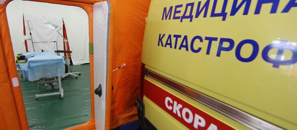 Передвижной мобильный госпиталь. Архивное фото - Sputnik Кыргызстан