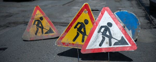 Ремонт дорог в Омске - Sputnik Кыргызстан