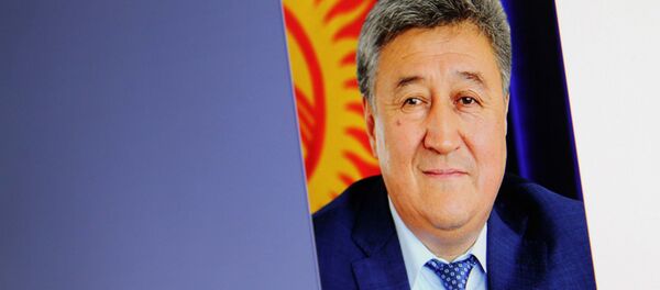 Снимок с официального сайта Правительства КР. Председатель Государственной таможенной службы Адамкул Джунусов. Архивное фото - Sputnik Кыргызстан