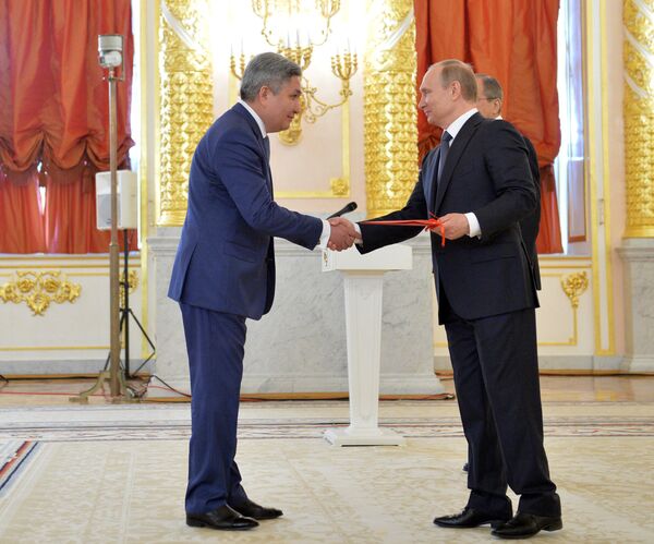 Президент РФ В. Путин принял верительные грамоты у послов иностранных государств - Sputnik Кыргызстан