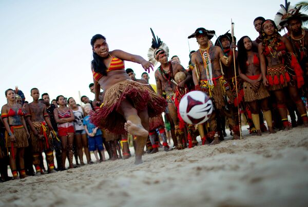 Всемирные игры аборигенов в Бразилии - Sputnik Кыргызстан