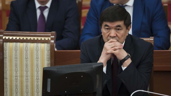 Биринчи вице премьер-министр Мухамметкалый Абулгазиев. Архив - Sputnik Кыргызстан