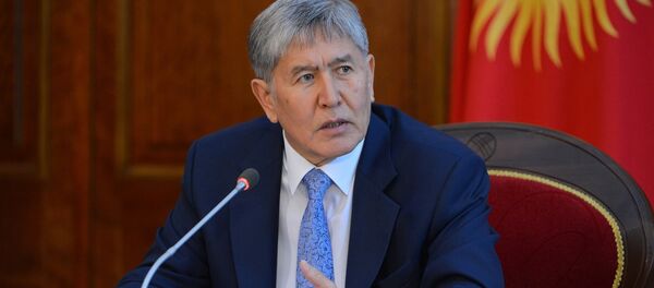 Президент Алмазбек Атамбаев. Архивное фото - Sputnik Кыргызстан