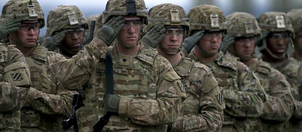 Военнослужащие США во время учений. Архивное фото - Sputnik Кыргызстан