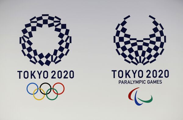 Логотип летних Олимпийских игр 2020 в Токио - Sputnik Кыргызстан