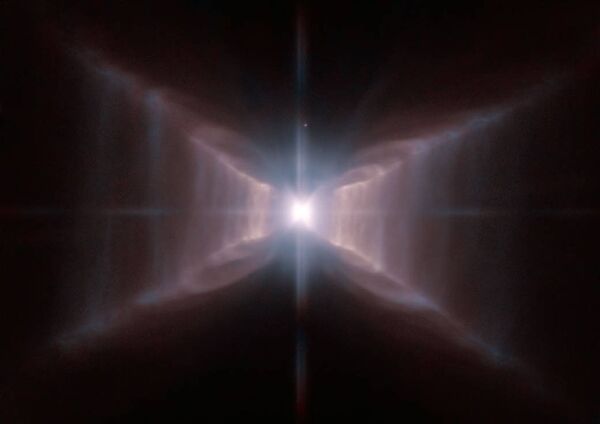 Фото необычной двойной звезды HD 44179 в созвездии Единорога снятый телескопом хаббл - Sputnik Кыргызстан