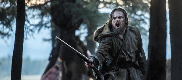 Кадр из фильма Выживший. На фото: актер Леонардо Ди Каприо. Архивное фото - Sputnik Кыргызстан