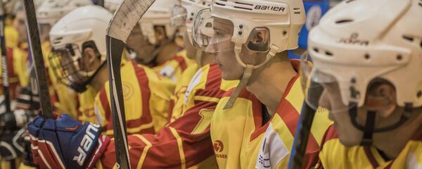 Кубок вызова Азии по хоккею с шайбой в Бишкеке - Sputnik Кыргызстан