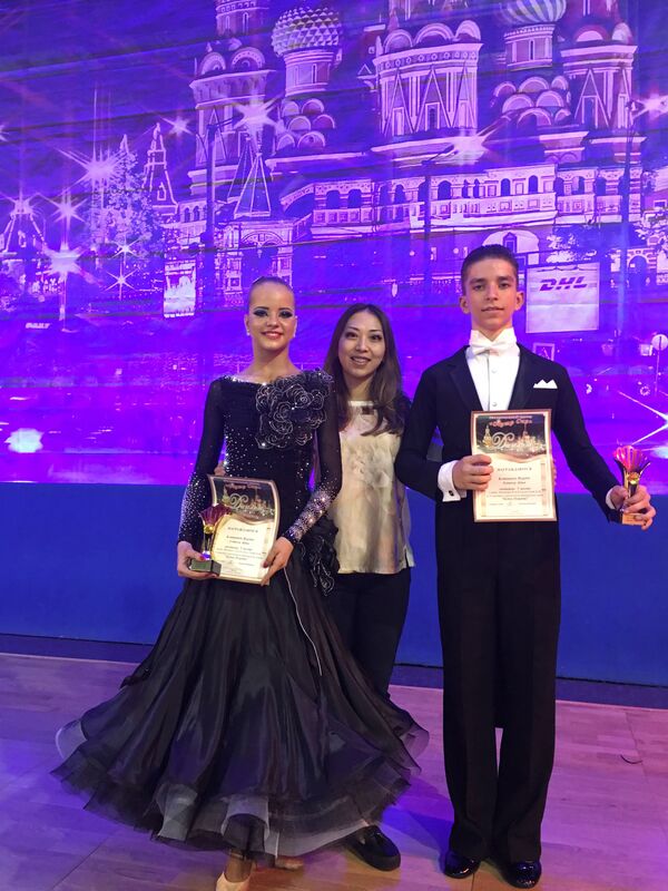 Танцоры Кыргызстана завоевавшие медали на кубке олимпа в России - Sputnik Кыргызстан