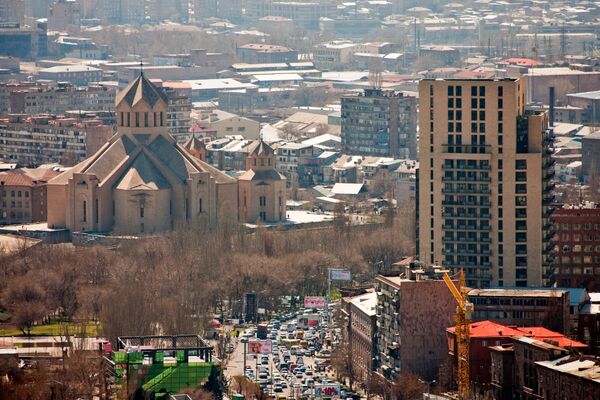 Вид на город Ереван. Архивное фото - Sputnik Кыргызстан