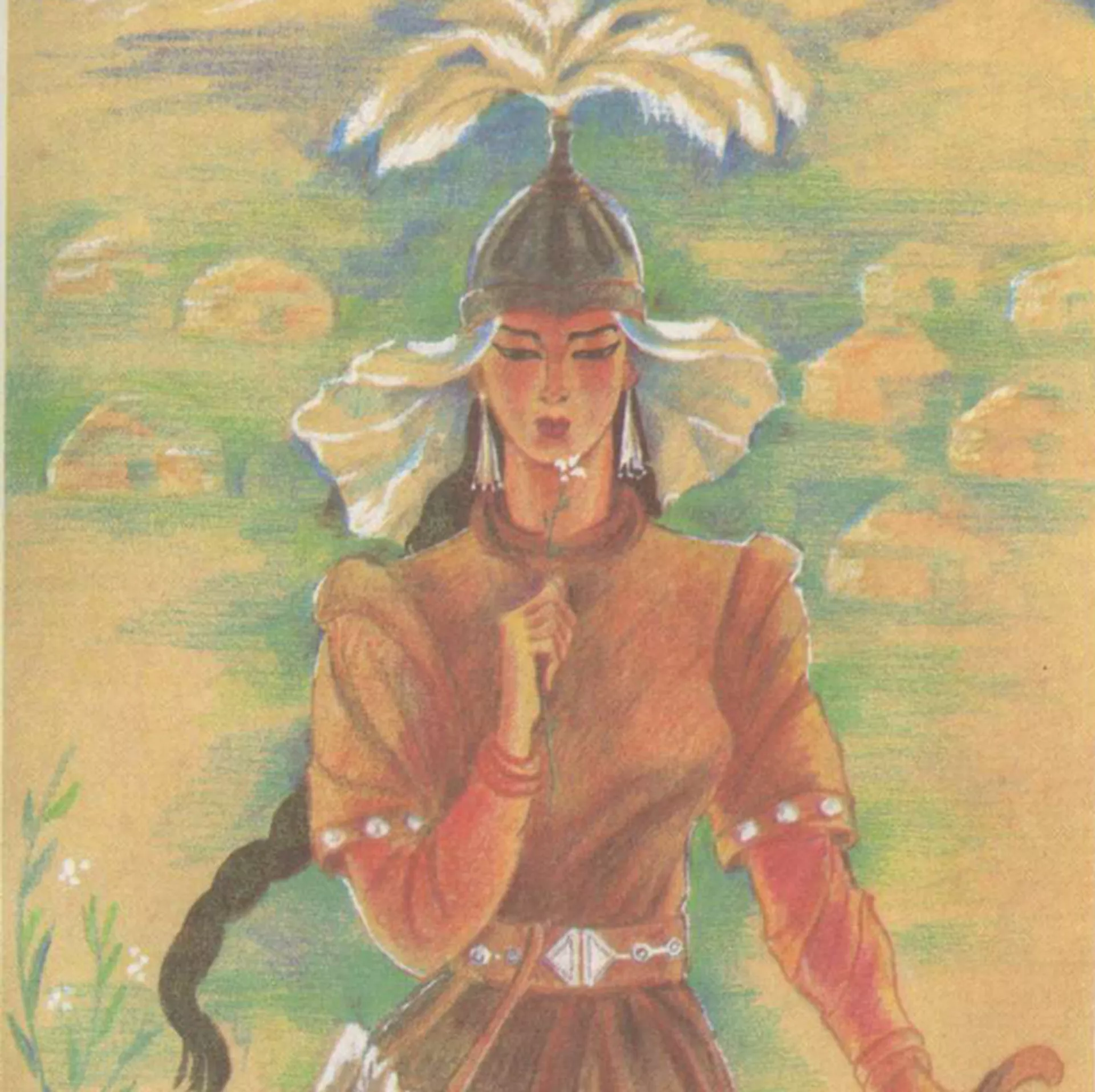 Рисунок из книги Жаныл Мырза издательства Шам 1998 года - Sputnik Кыргызстан, 1920, 04.01.2022