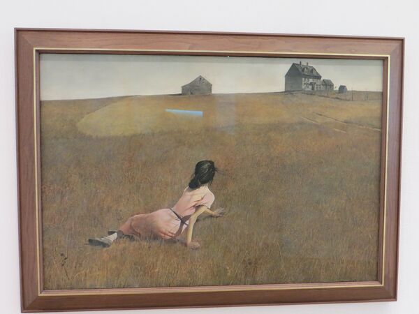 Знаменитая картина Эндрю Уайета Мир Кристины. Архивное фото - Sputnik Кыргызстан