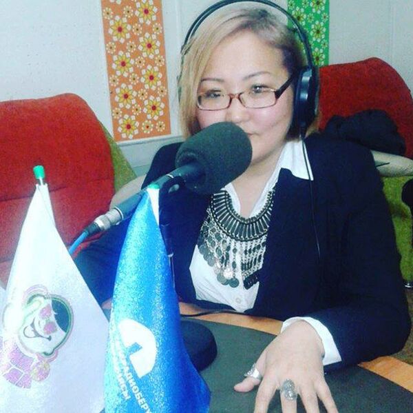 Ведущая радио Мин кыял фм Назгуль Джамгырчиева - Sputnik Кыргызстан