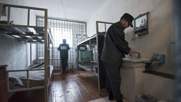 Пожизненно заключенные в колонии. Архивное фото - Sputnik Кыргызстан