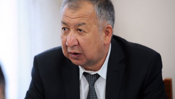 Министр чрезвычайных ситуаций Кубатбек Боронов  - Sputnik Кыргызстан