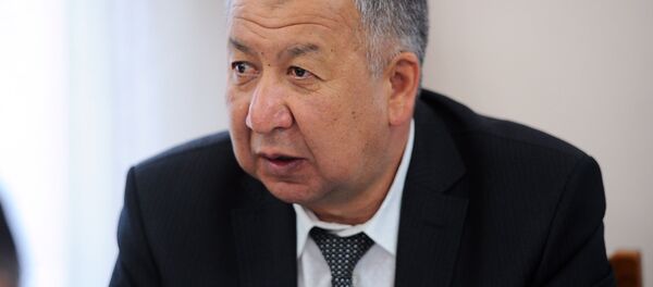 Өзгөчө кырдаалдар министри Кубатбек Боронов. Архив - Sputnik Кыргызстан