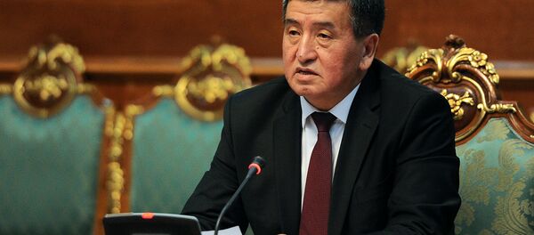 Рабочая поездка Сооронбая Жээнбекова в Душанбе - Sputnik Кыргызстан