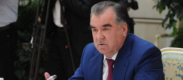 Тажикстандын президенти Эмомали Рахмон. Архив - Sputnik Кыргызстан