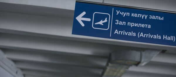 Манас аэропортунун учуп келүү залы. Архив - Sputnik Кыргызстан