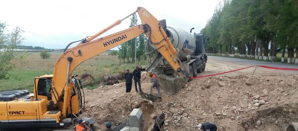 Балыкчы — Корумду жолунун оңдоо иштери. Архив - Sputnik Кыргызстан