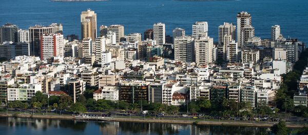 Вид на Рио-де-Жанейро из салона вертолета. Архивное фото - Sputnik Кыргызстан