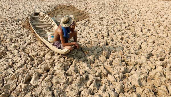Последствия сильной засухи в Индии. Архивное фото - Sputnik Кыргызстан