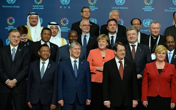Главы государств на первом Всемирном гуманитарном саммите в Стамбуле - Sputnik Кыргызстан