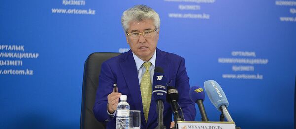 Казакстандын маданият министри Арыстанбек Мухамедиулы. Архив - Sputnik Кыргызстан