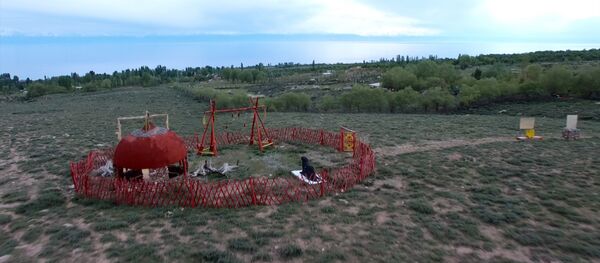 Ысык-Көлдүк чабан дүйнө эли үчүн этнокомплекс курду Ысык-Көлдүк чабан дүйнө эли үчүн этнокомплекс курду - Sputnik Кыргызстан