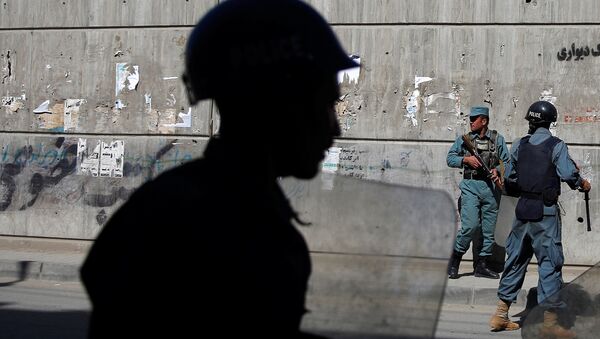 Сотрудники афганской полиции. Архивное фото - Sputnik Кыргызстан