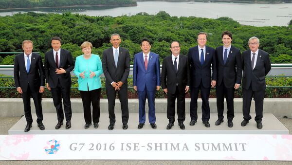 Лидеры G7 на саммите Большой семерки в Японии. Архивное фото - Sputnik Кыргызстан