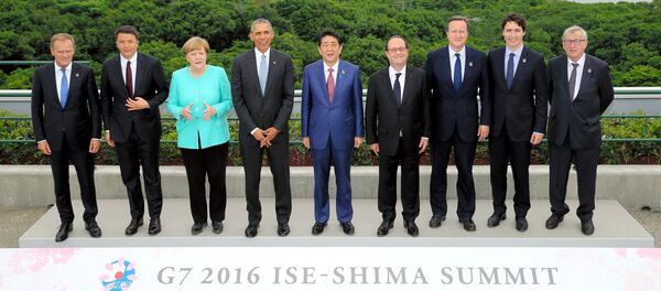 Лидеры G7 на саммите Большой семерки в Японии. Архивное фото - Sputnik Кыргызстан