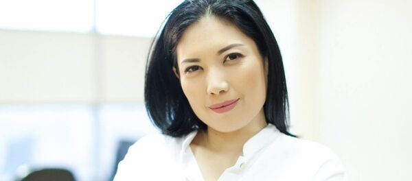 Директор общественного фонда Помогать легко Динара Аляева. Архивное фото - Sputnik Кыргызстан