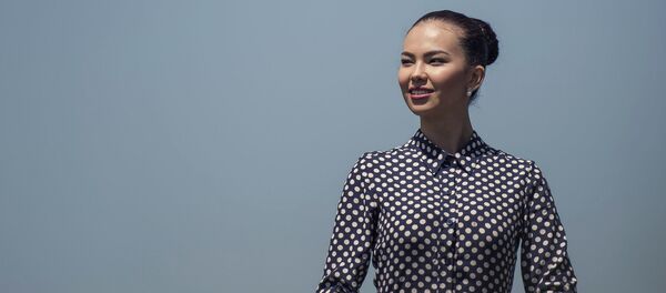 Мисс Кыргызстан — 2015 Таттыбубу Самидин кызы. Архивное фото Мисс Кыргызстан — 2015 Таттыбубу Самидин кызы. Архивное фото - Sputnik Кыргызстан