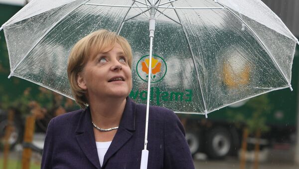Германиянын канцлери Ангела Меркель Эмсбюрен шаарындагы бала бакчага болгон сапарында - Sputnik Кыргызстан