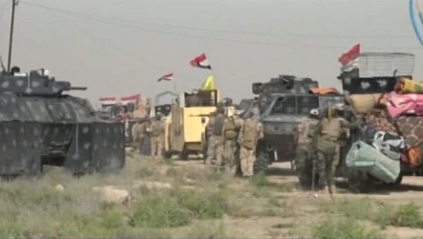 Наступление иракских военных на захваченный боевиками ИГ город Эль-Фаллуджа - Sputnik Кыргызстан
