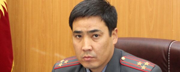 Временно исполняющий обязанности начальника ГУВД Бишкека Самат Курманкулов - Sputnik Кыргызстан