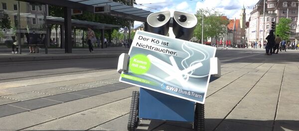 Робот против курения, или Как в Германии борются с вредной привычкой - Sputnik Кыргызстан