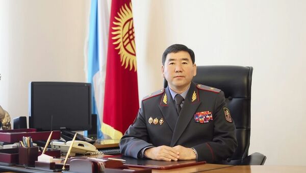 Ички иштер министрлигинин башчысынын орун басары Сүйүн Өмүрзаков. Архив - Sputnik Кыргызстан